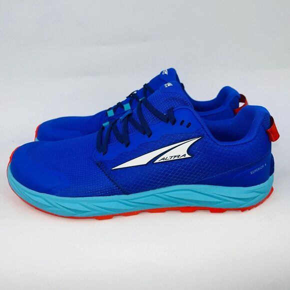 ALTRA SUPERIOR 6 MENS BLUE/ORANGE ATHLETIC TRAINING SNEAKERS SIZE 10 main image 5